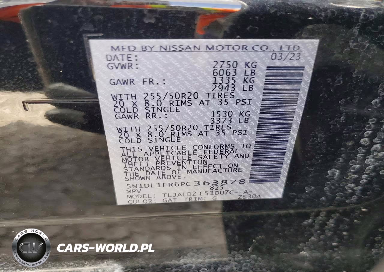 2023 Infiniti Qx60 Luxe VIN:5N1DL1FR6PC363878 - 13