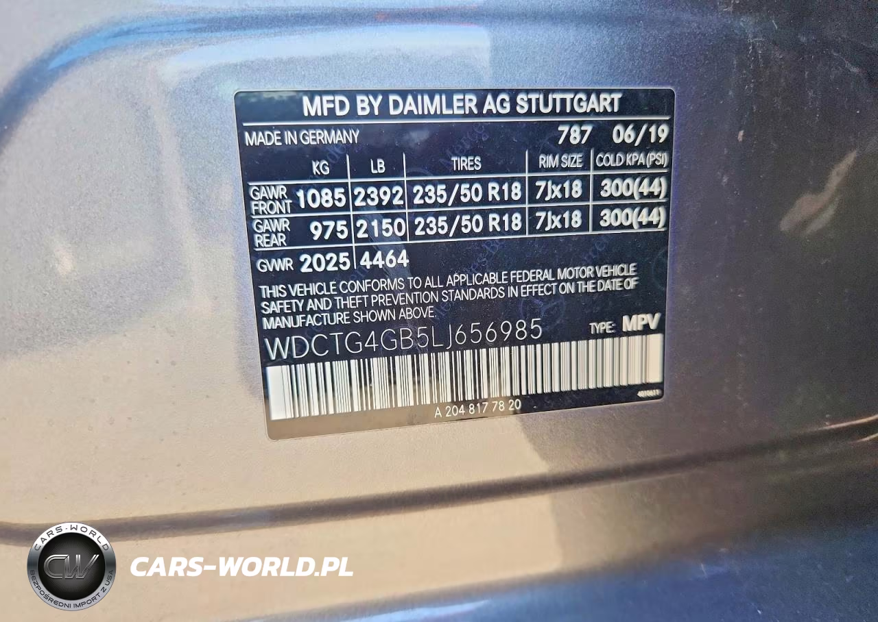 2020 Mercedes-Benz Gla 250 4Matic VIN:WDCTG4GB5LJ656985 - 13