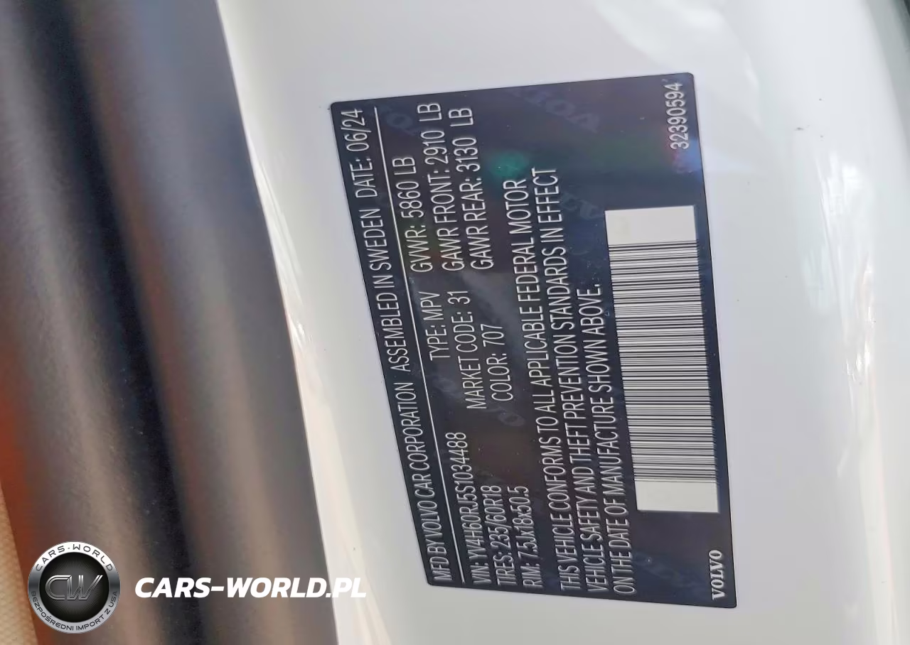 2025 Volvo Xc60 Core VIN:YV4H60RJ5S1034488 - 12