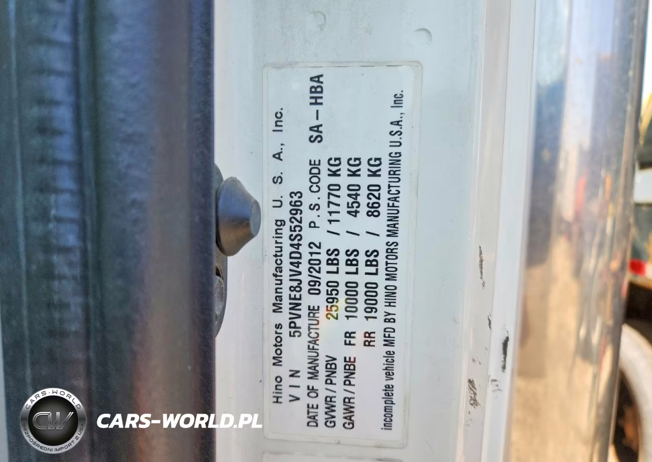 2013 Hino 258-268 Refrigerated Box Truck VIN:5PVNE8JV4D4S52963 - 11
