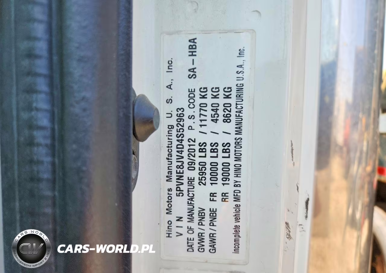 2013 Hino 258-268 Refrigerated Box Truck VIN:5PVNE8JV4D4S52963 - 12