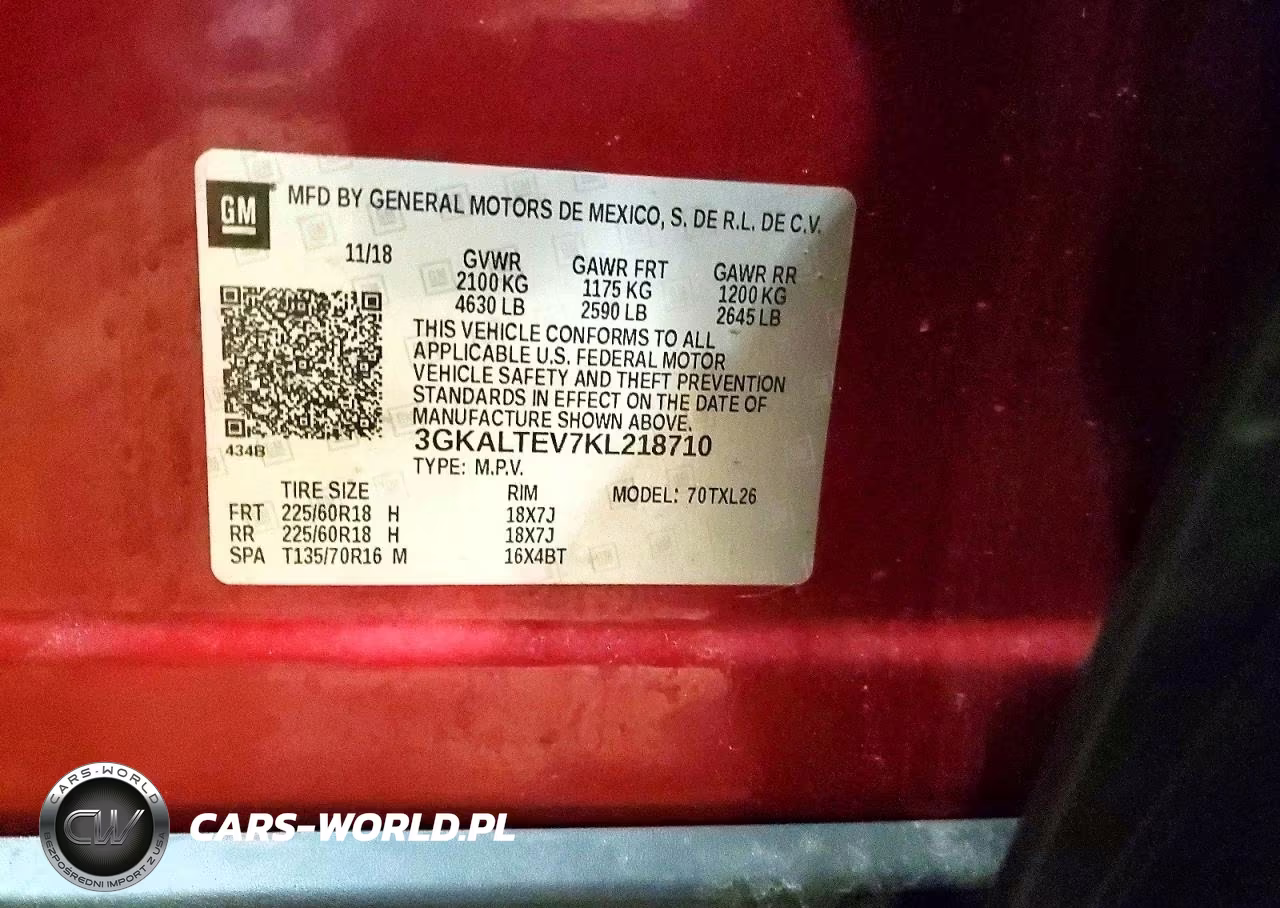 2019 GMC Terrain Sle VIN:3GKALTEV7KL218710 - 14
