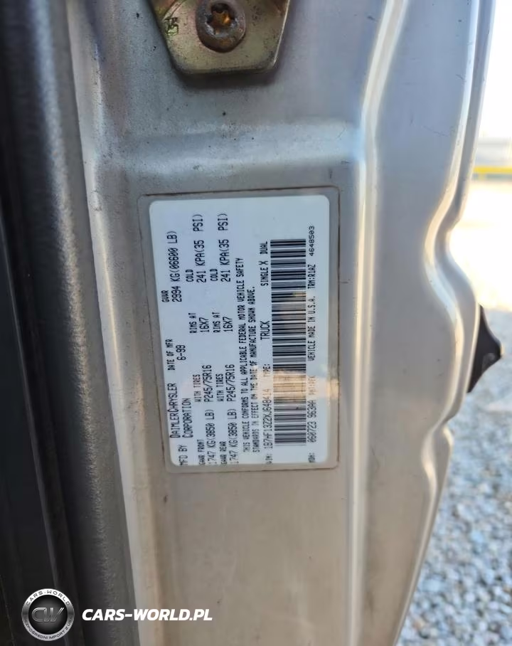 1999 Dodge Ram 1500 VIN:1B7HF13Z2XJ648414 - 13