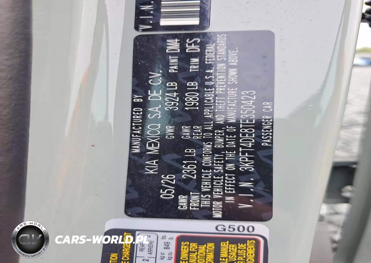 2026 Kia K4 Lxs VIN:3KPFT4DE8TE350423 - 12