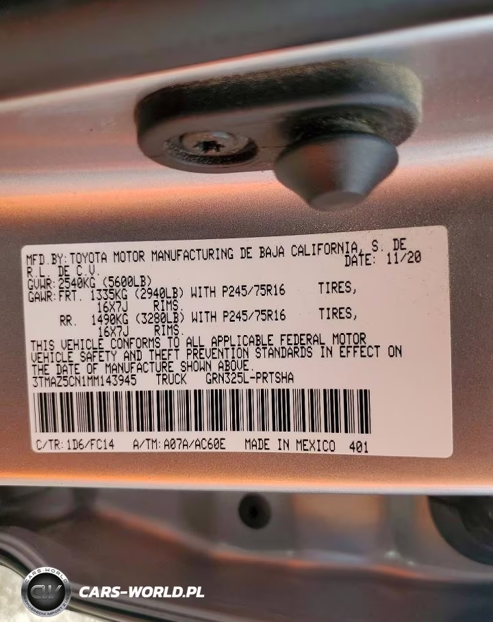 2021 Toyota Tacoma Sr5 V6 VIN:3TMAZ5CN1MM143945 - 12