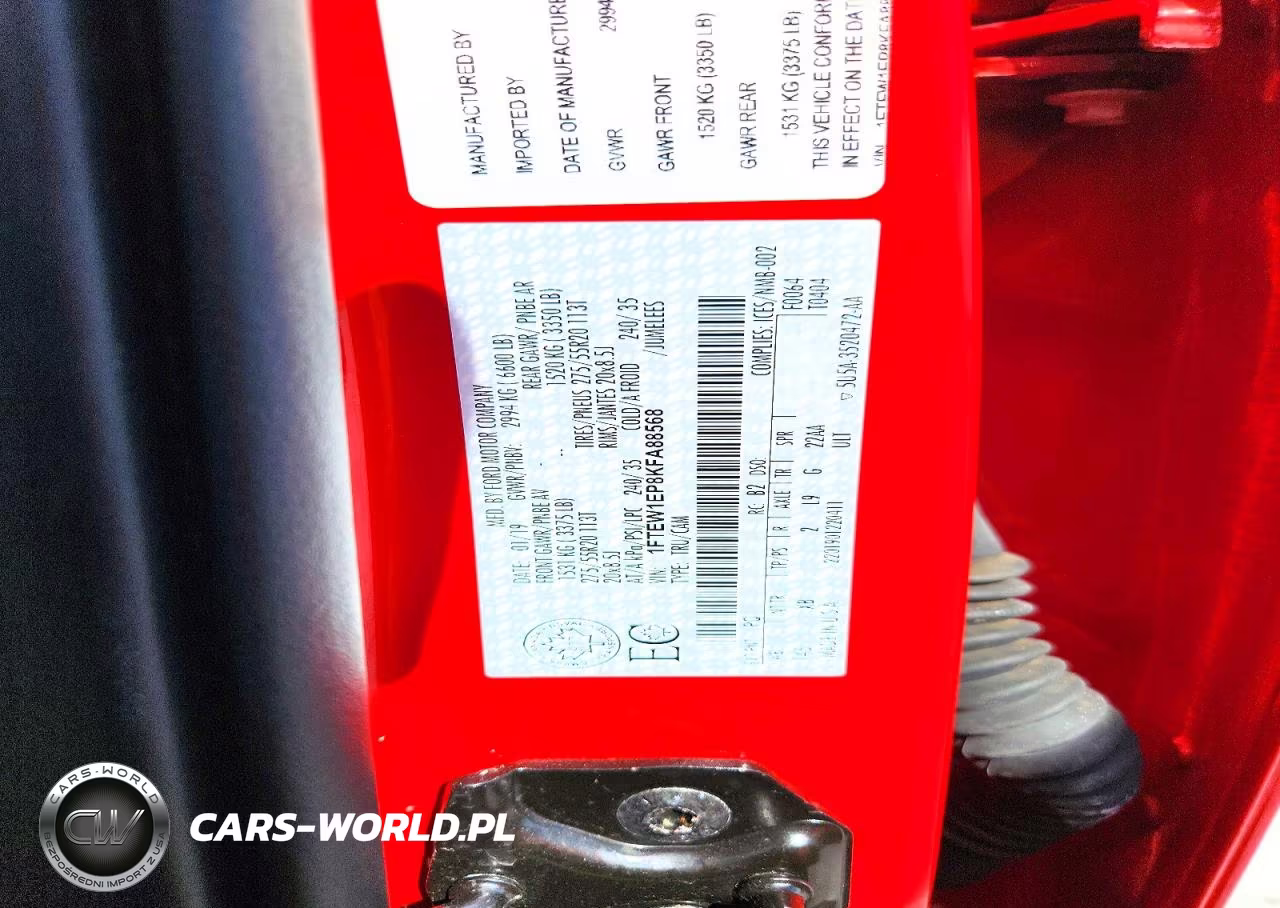 2019 Ford F150 Supercrew VIN:1FTEW1EP8KFA88568 - 12