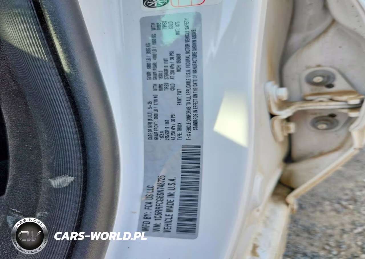 2025 Ram 1500 Tradesman VIN:1C6RRFCG6SN748726 - 12