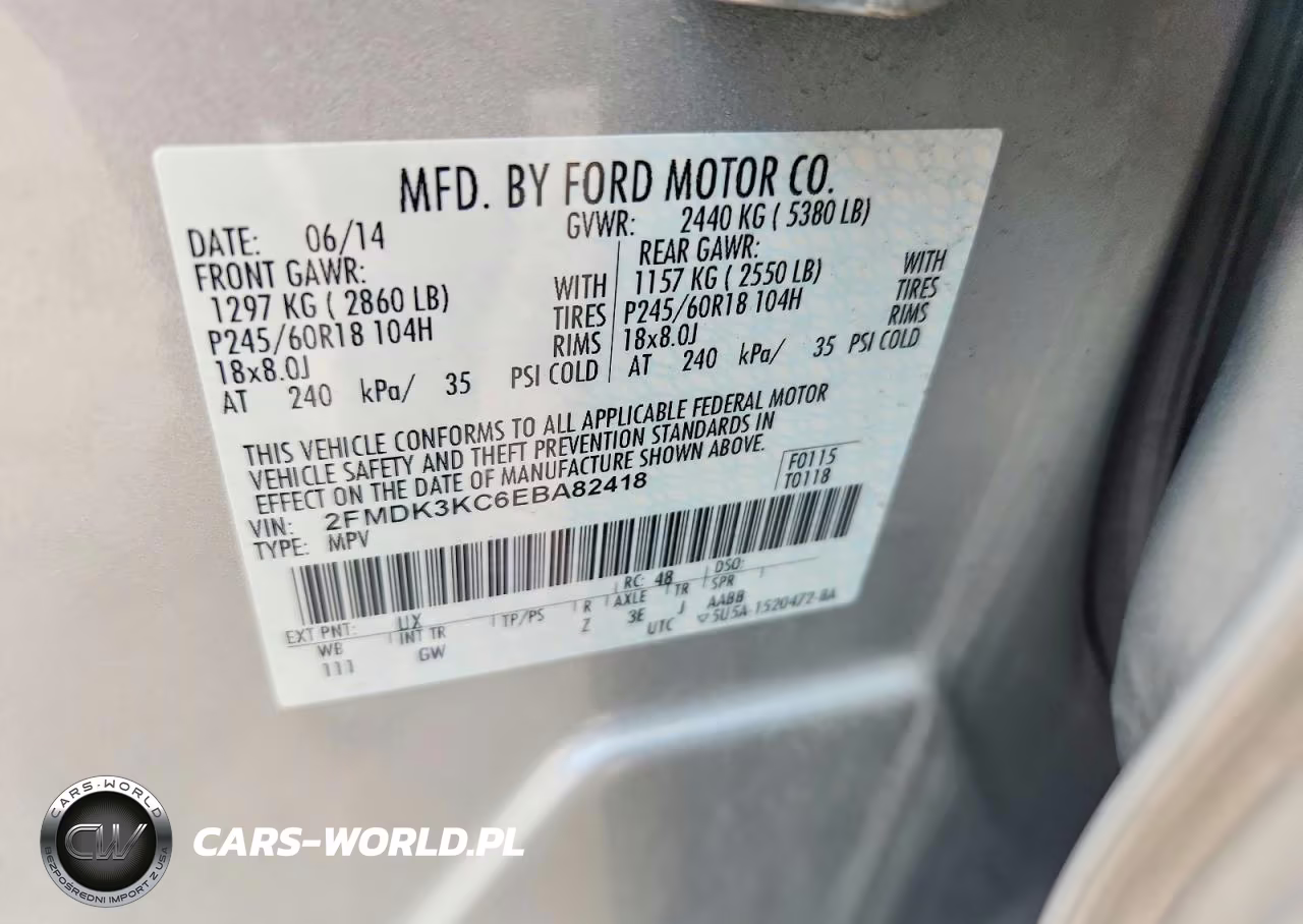 2014 Ford Edge Limited VIN:2FMDK3KC6EBA82418 - 13
