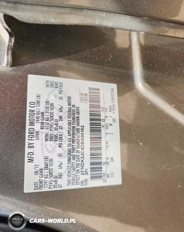 2013 Ford Edge Sel VIN:2FMDK3JC4DBA90162 - 13