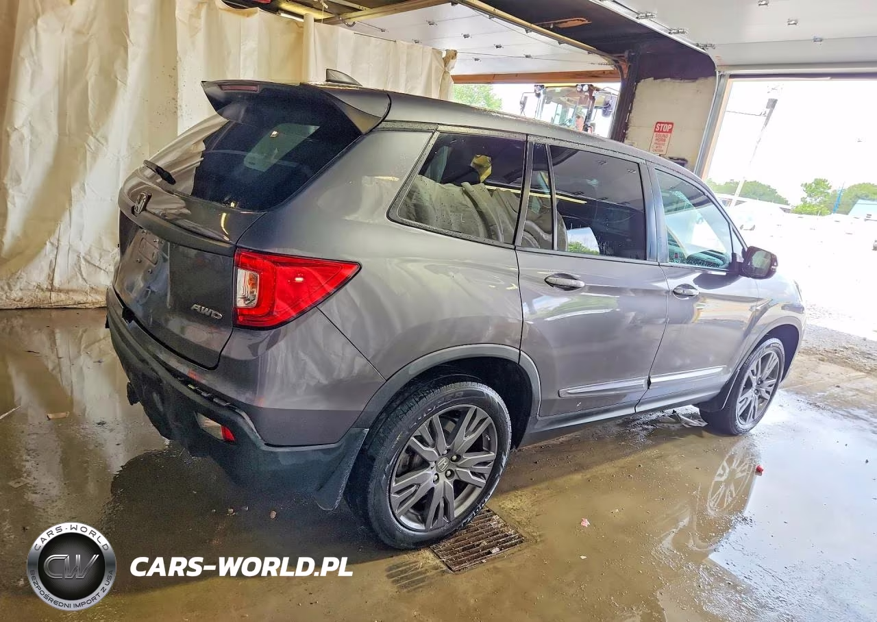 2021 Honda Passport Exl VIN:5FNYF8H52MB019284 - 3