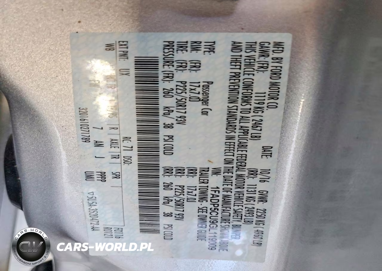 2016 Ford C-Max Premium Sel VIN:1FADP5CU9GL119009 - 13