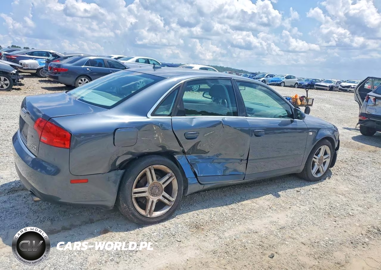 2007 Audi A4 2.0T Quattro VIN:WAUDF78E67A216106 - 3