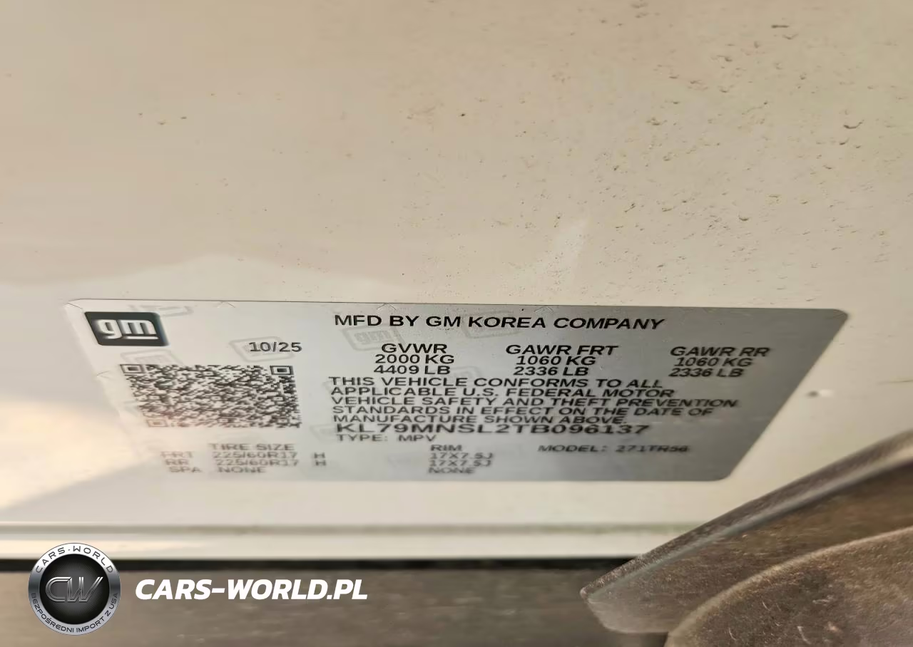 2026 Chevrolet Trailblazer Ls VIN:KL79MNSL2TB096137 - 13