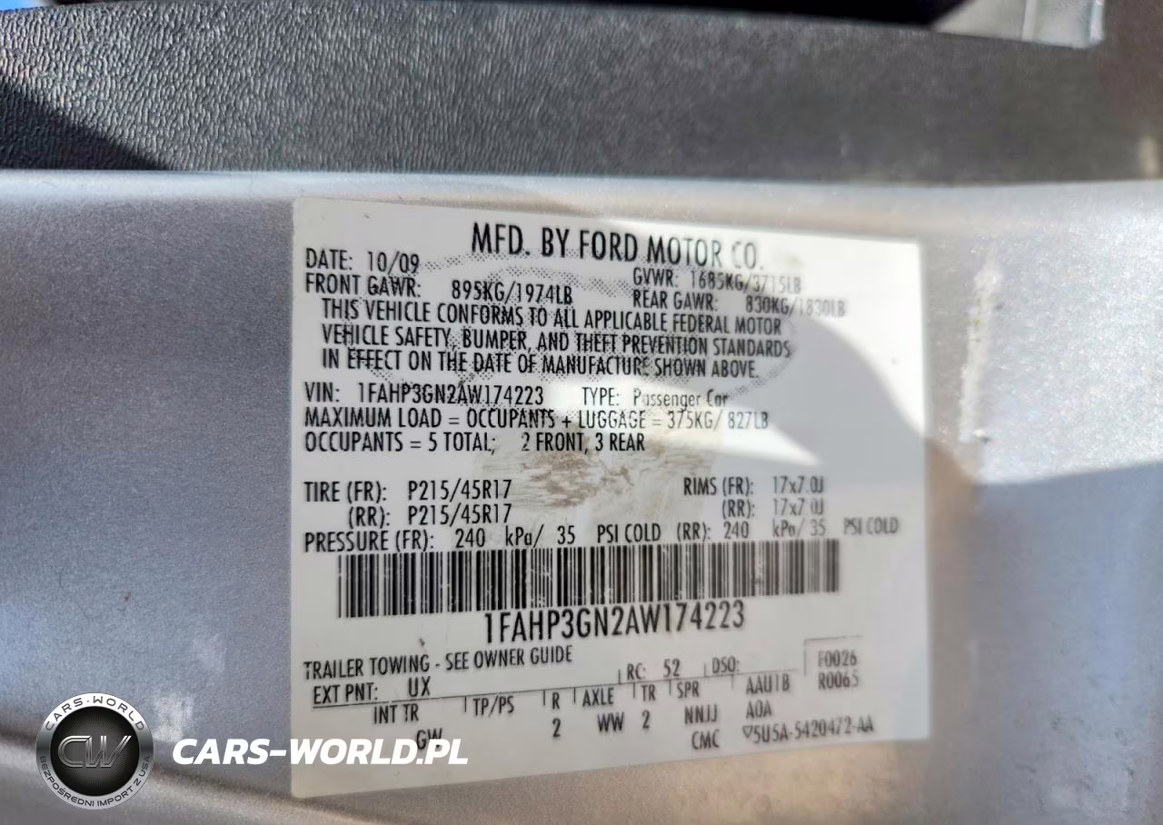 2010 Ford Focus Ses VIN:1FAHP3GN2AW174223 - 13