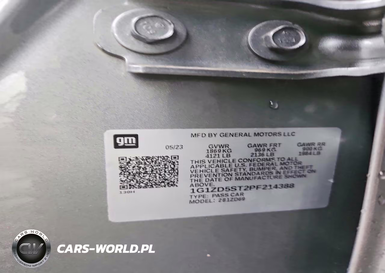 2023 Chevrolet Malibu Lt VIN:1G1ZD5ST2PF214388 - 13