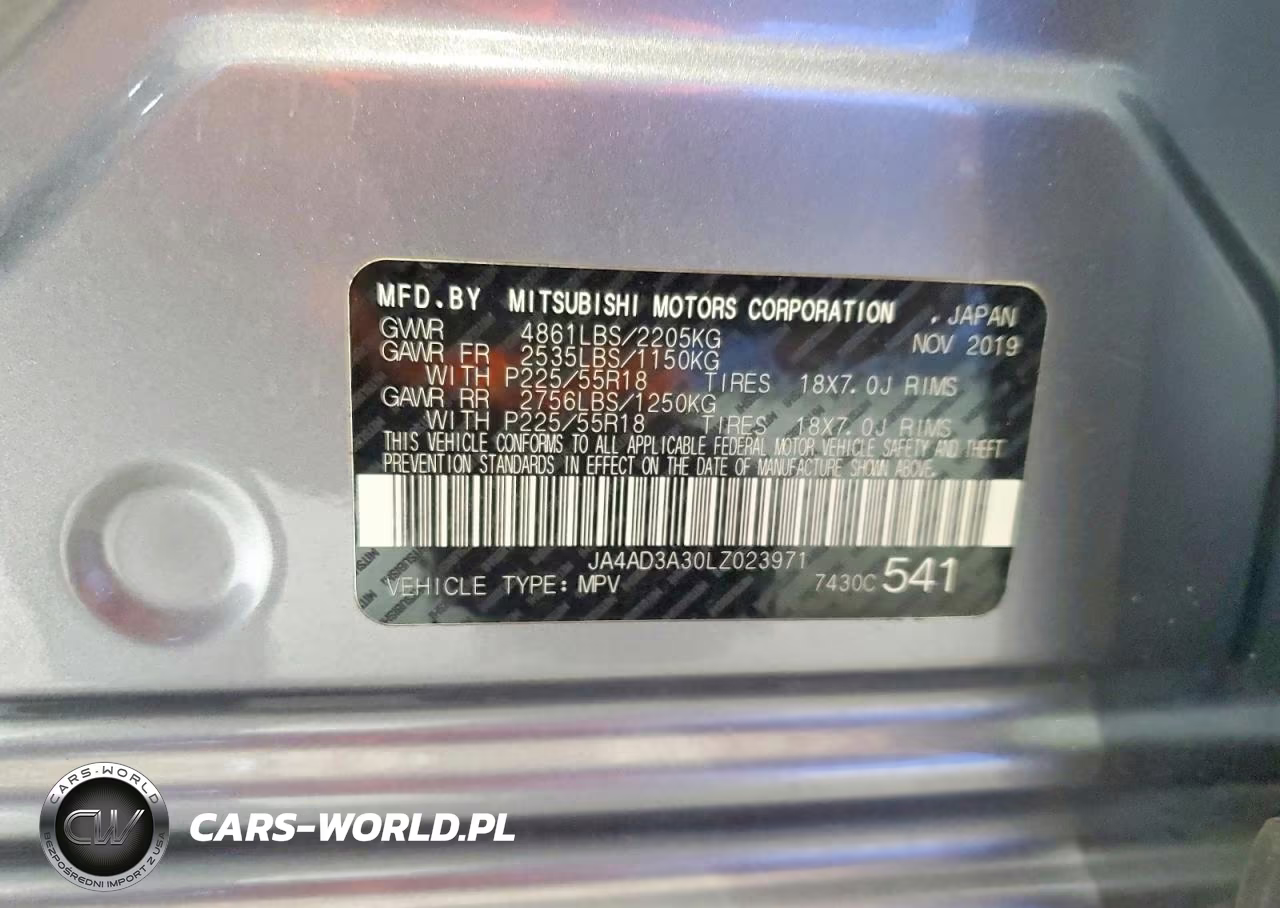 2020 Mitsubishi Outlander Se VIN:JA4AD3A30LZ023971 - 13