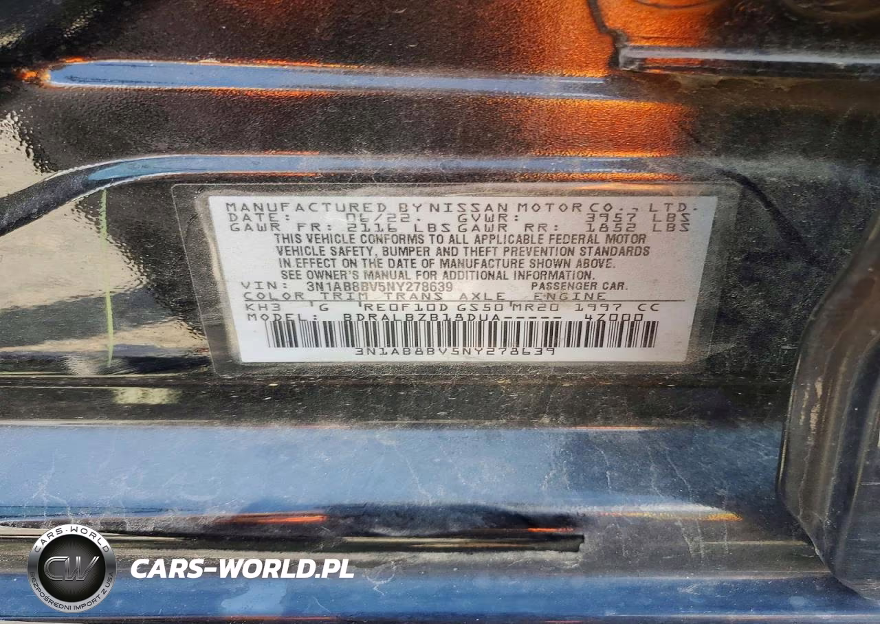 2022 Nissan Sentra S VIN:3N1AB8BV5NY278639 - 12