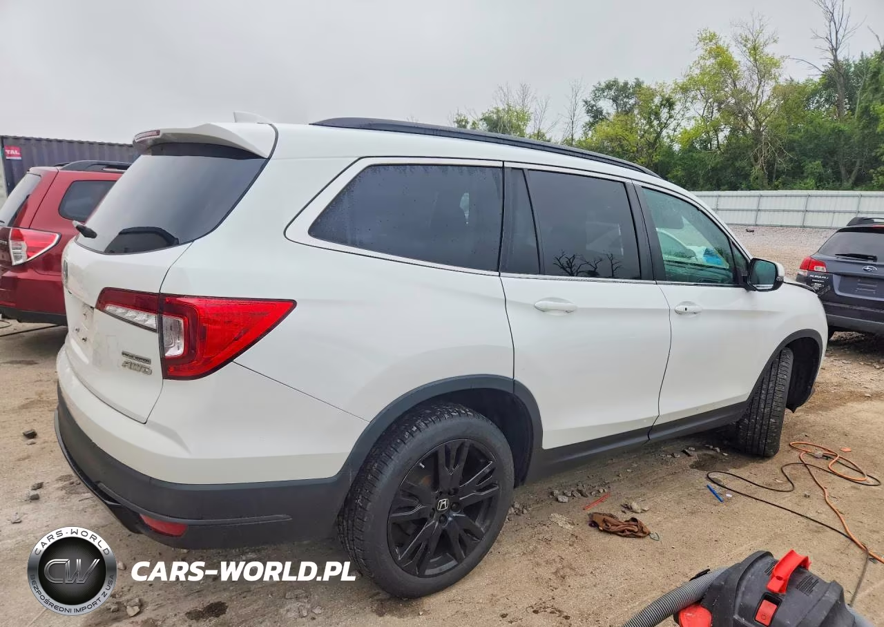 2022 Honda Pilot Se VIN:5FNYF6H22NB054984 - 3