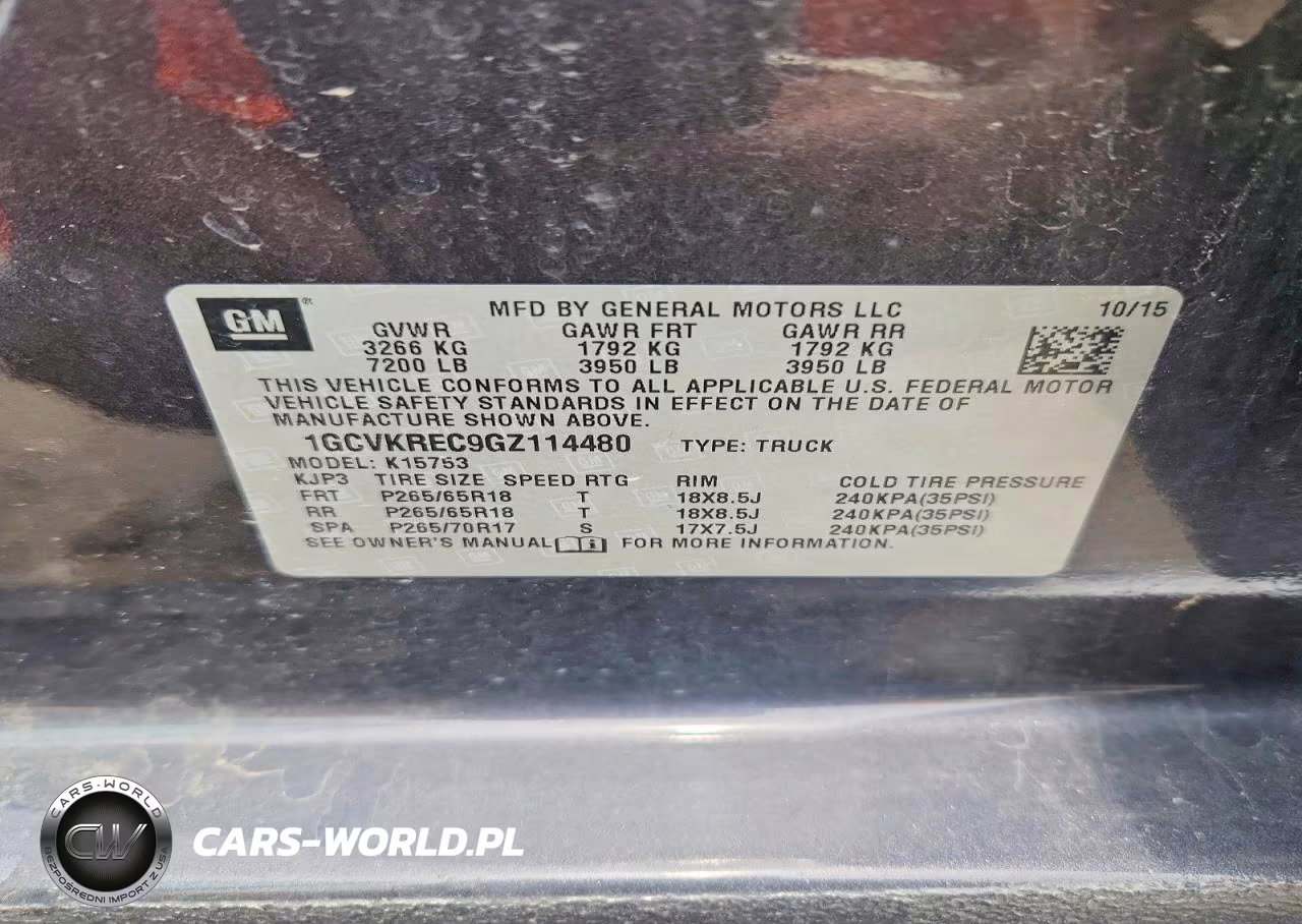 2016 Chevrolet Silverado K1500 Lt VIN:1GCVKREC9GZ114480 - 12