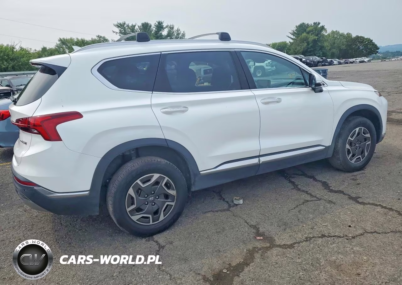 2022 Hyundai Santa Fe Blue VIN:KM8S2DA12NU040044 - 3