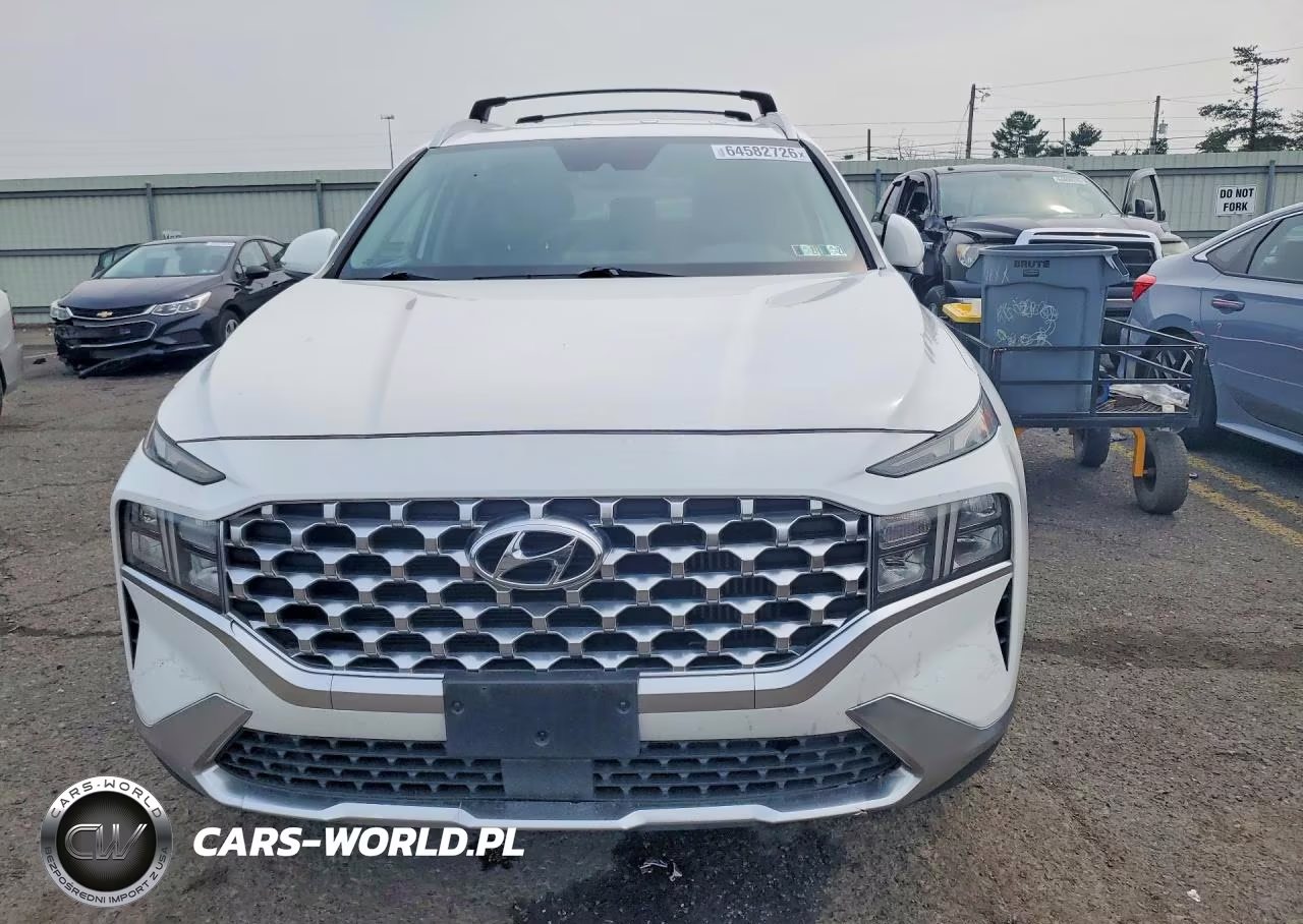 2022 Hyundai Santa Fe Blue VIN:KM8S2DA12NU040044 - 5