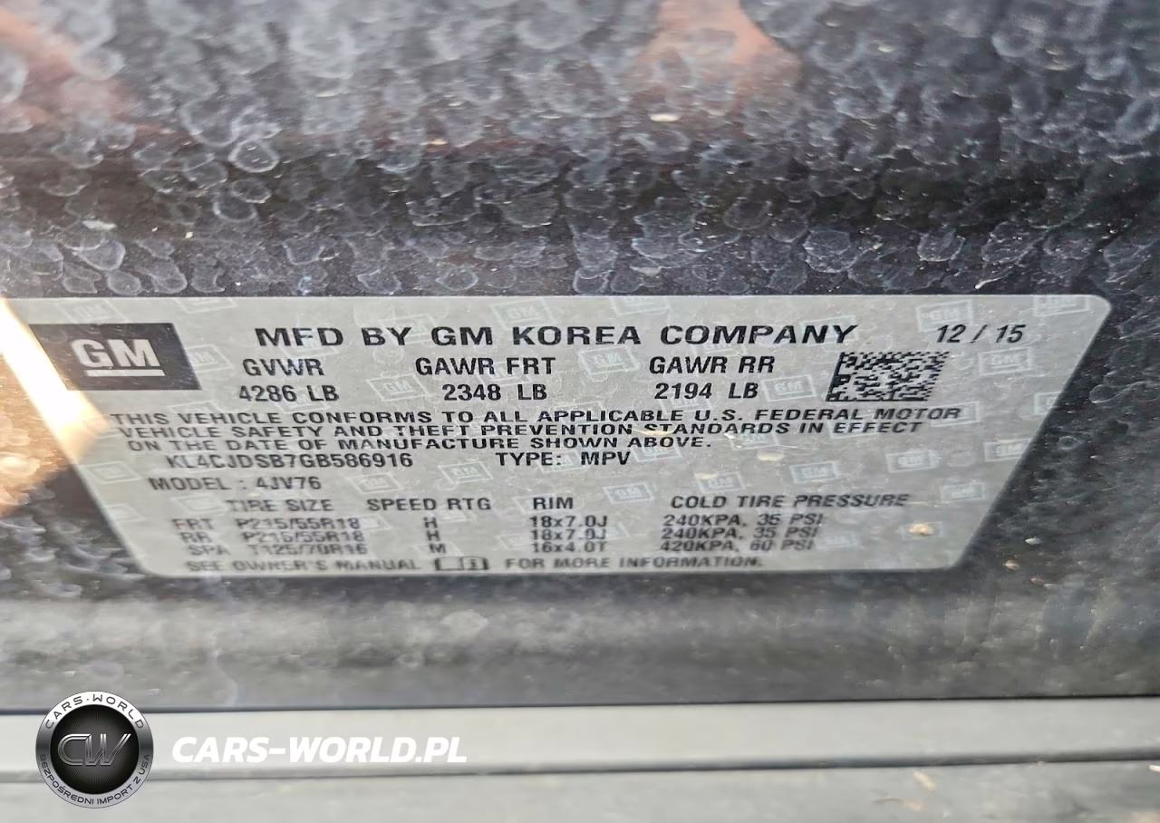 2016 Buick Encore Premium VIN:KL4CJDSB7GB586916 - 13