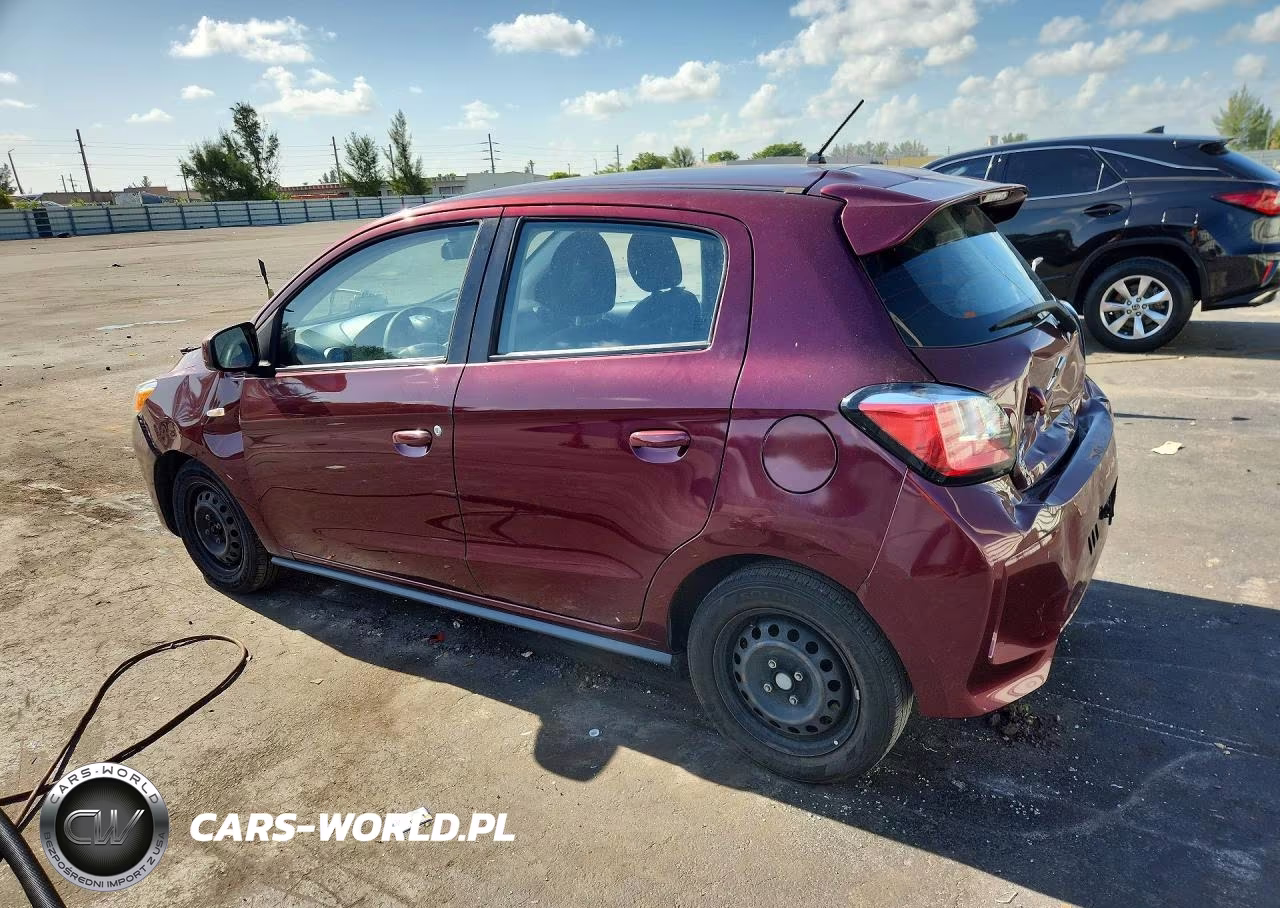 2021 Mitsubishi Mirage Es VIN:ML32AUHJ2MH009576 - 2