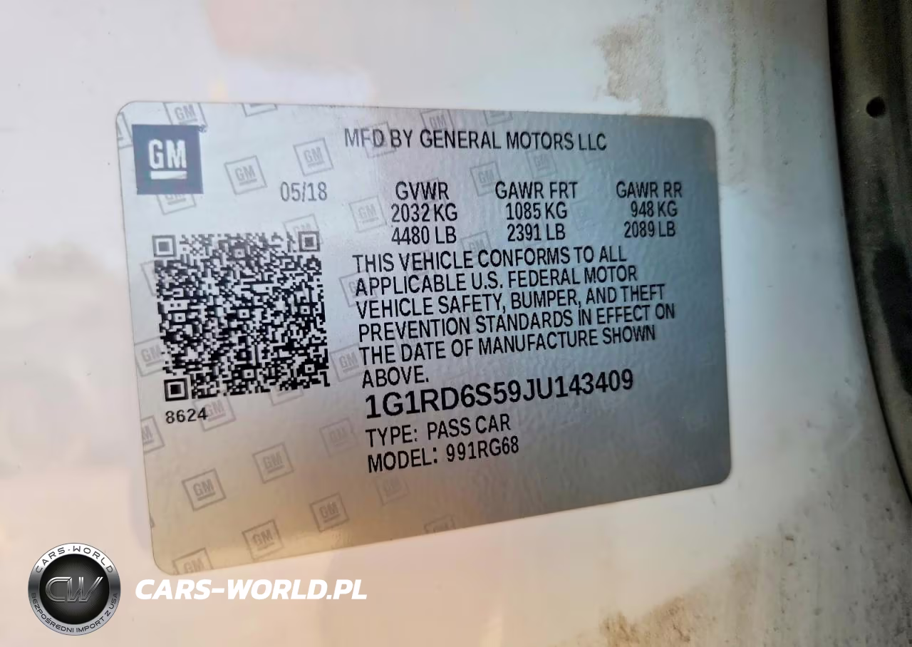 2018 Chevrolet Volt Premier VIN:1G1RD6S59JU143409 - 12