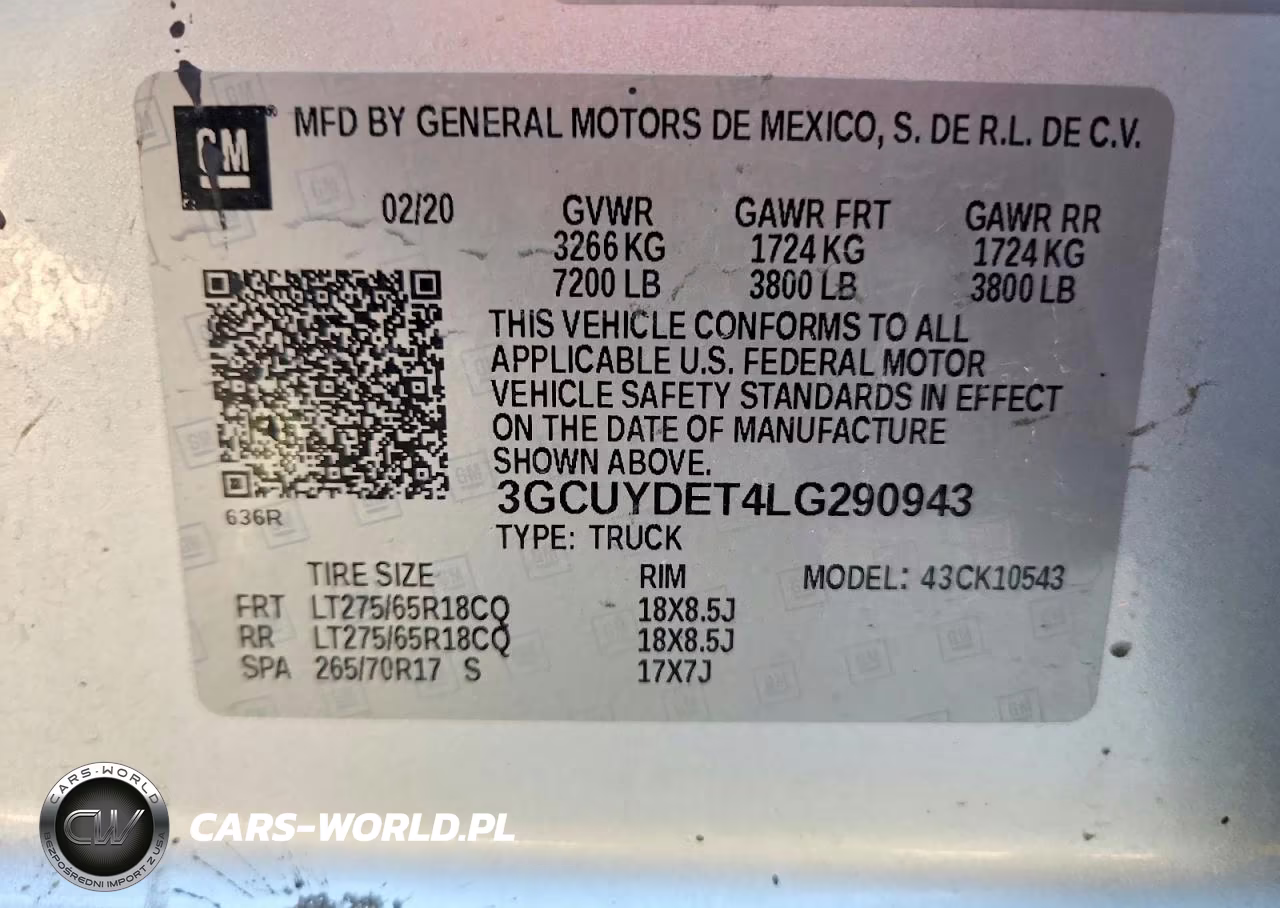 2020 Chevrolet Silverado K1500 Lt VIN:3GCUYDET4LG290943 - 12