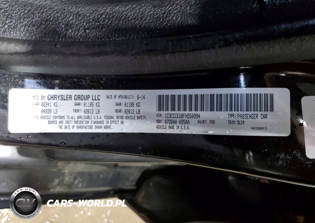 2015 Chrysler 200 C VIN:1C3CCCEG8FN550994 - 12
