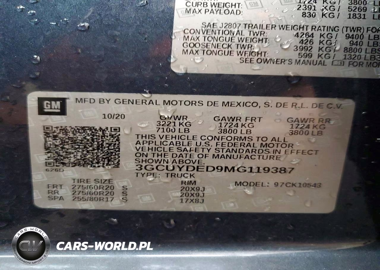 2021 Chevrolet Silverado K1500 Lt VIN:3GCUYDED9MG119387 - 13