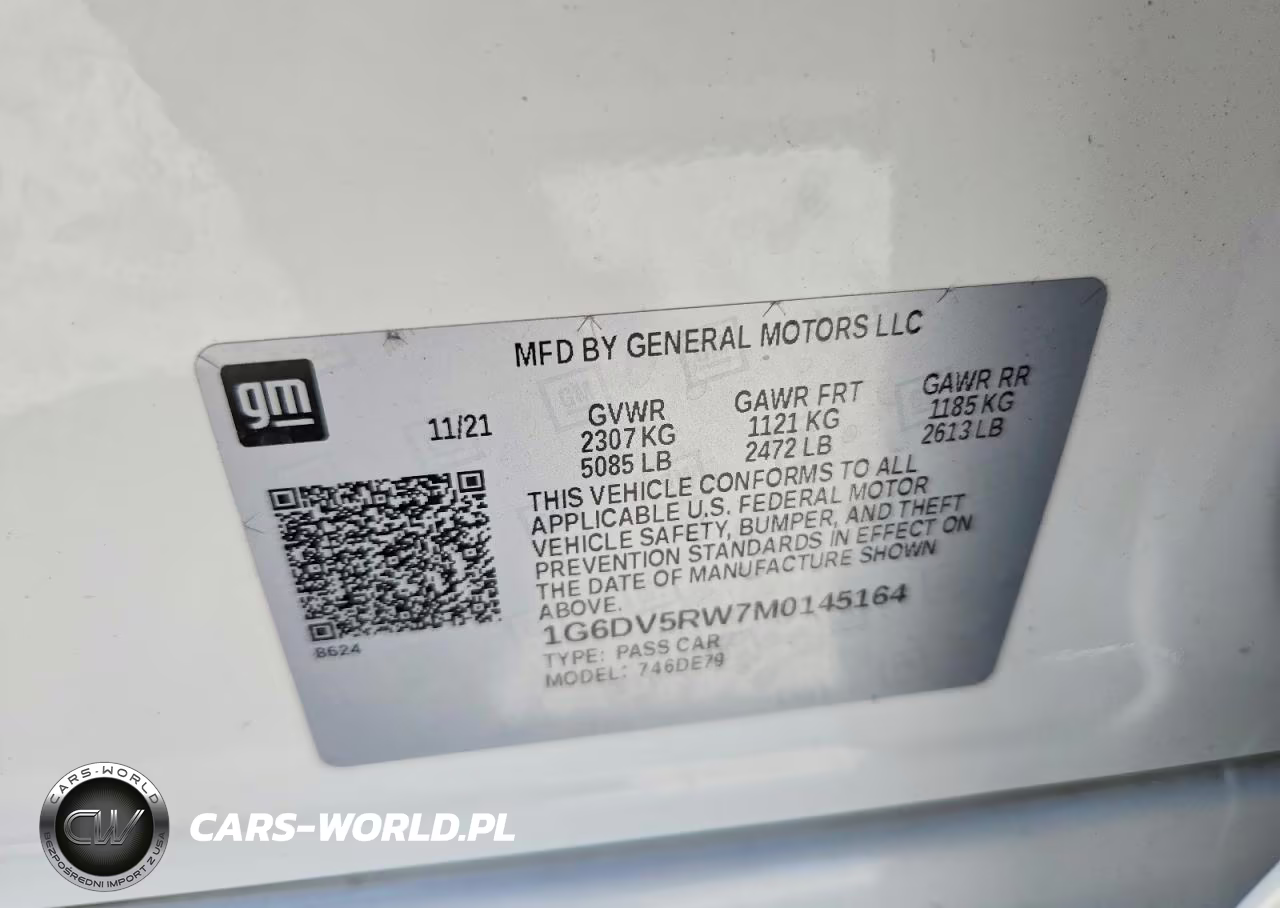 2021 Cadillac Ct5-V Blackwing VIN:1G6DV5RW7M0145164 - 12