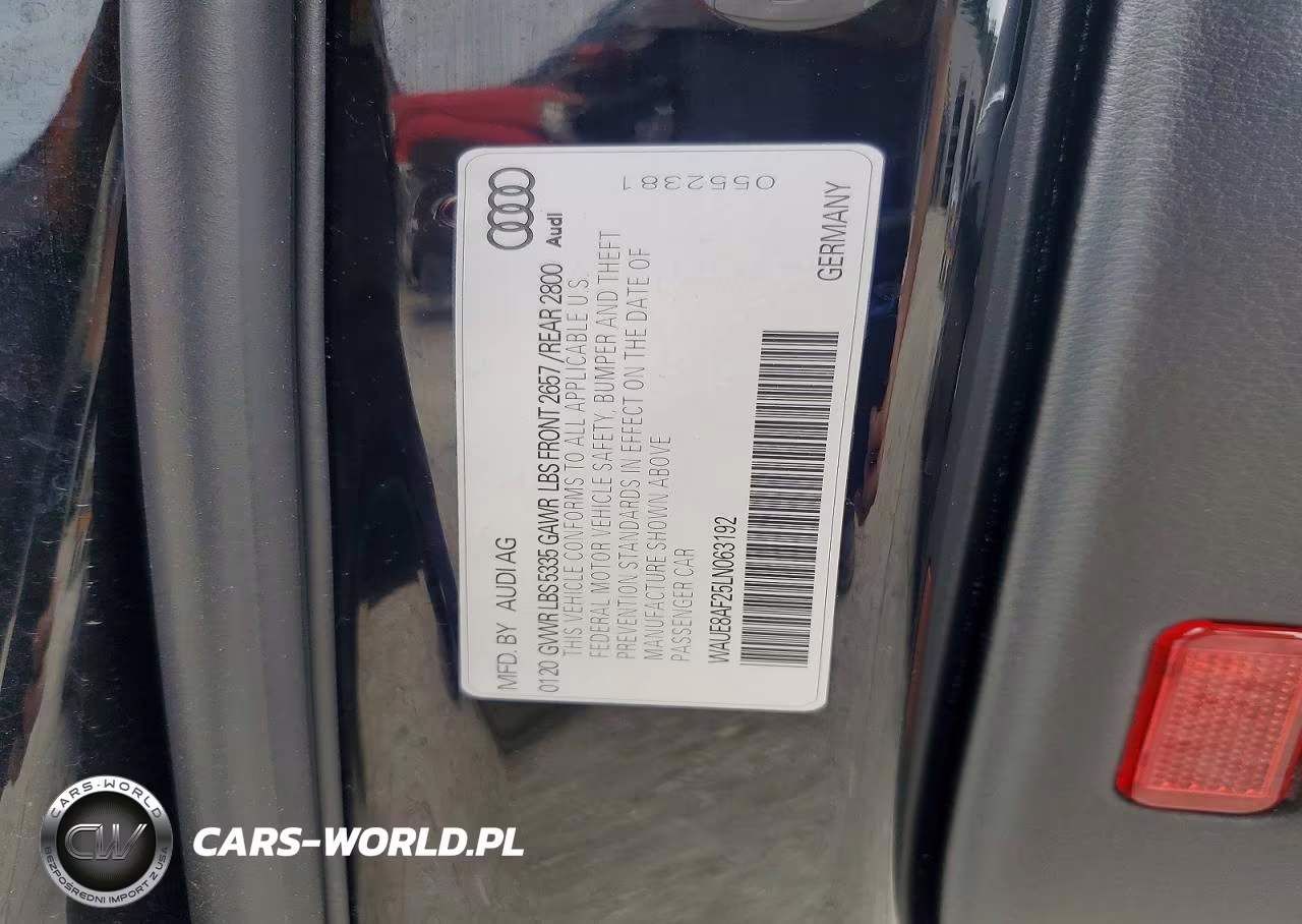2020 Audi A6 Premium Plus VIN:WAUE8AF25LN063192 - 12