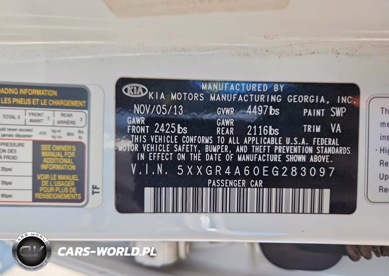 2014 Kia Optima Sx VIN:5XXGR4A60EG283097 - 12