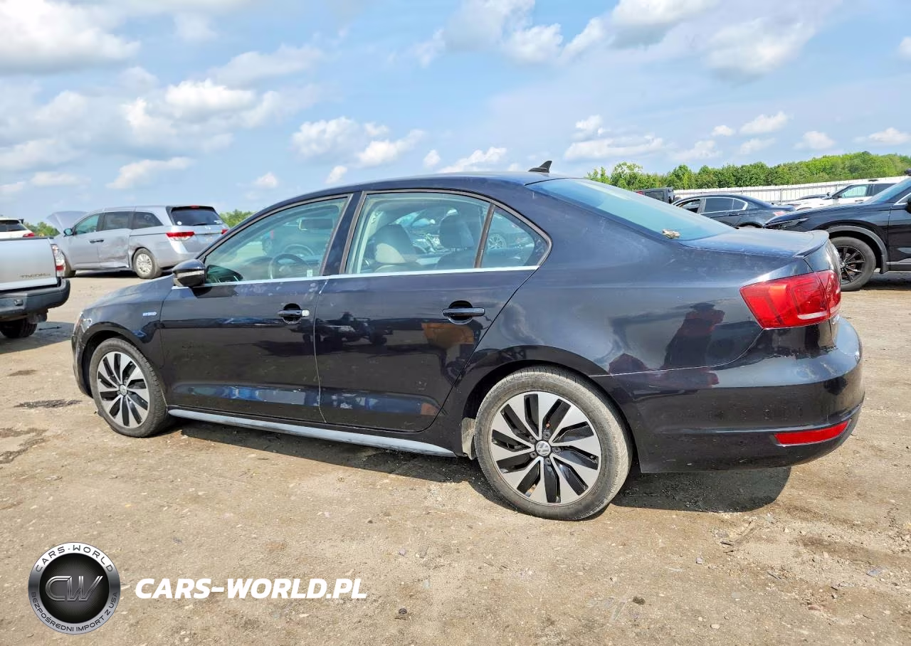 2014 Volkswagen Jetta Hybrid VIN:3VW637AJ2EM208609 - 2