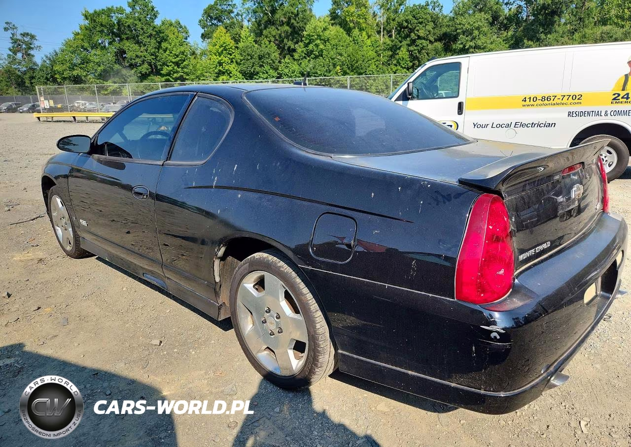 2006 Chevrolet Monte Carlo Ss VIN:2G1WL16C569374698 - 2