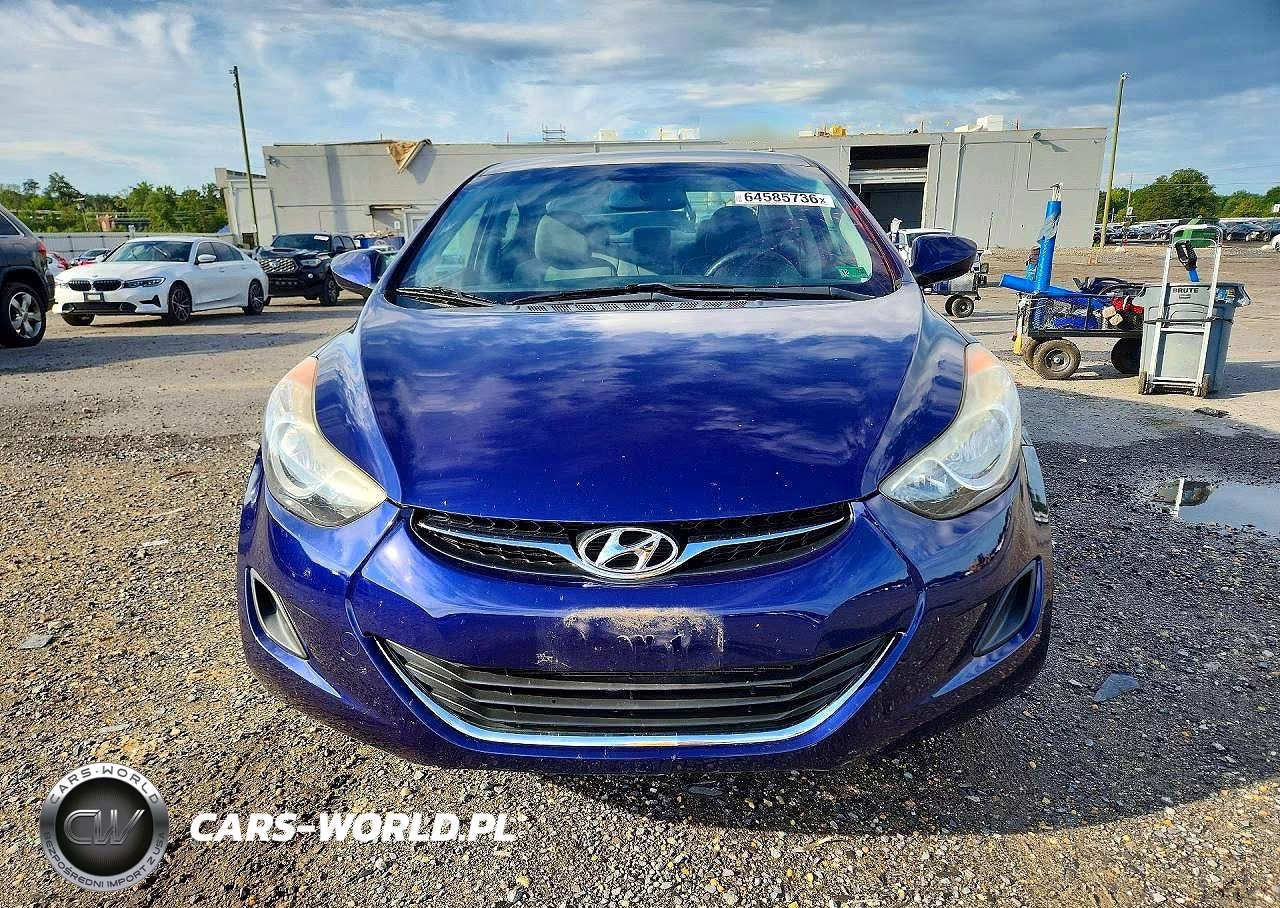 2013 Hyundai Elantra Gls VIN:5NPDH4AE9DH199330 - 5