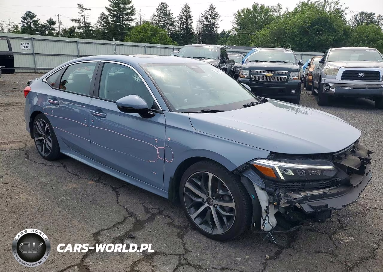 2022 Honda Civic Touring VIN:2HGFE1F96NH302226 - 4