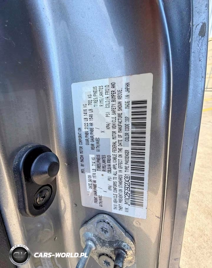 2009 Mazda Mx-5 Miata VIN:JM1NC26F290204381 - 10