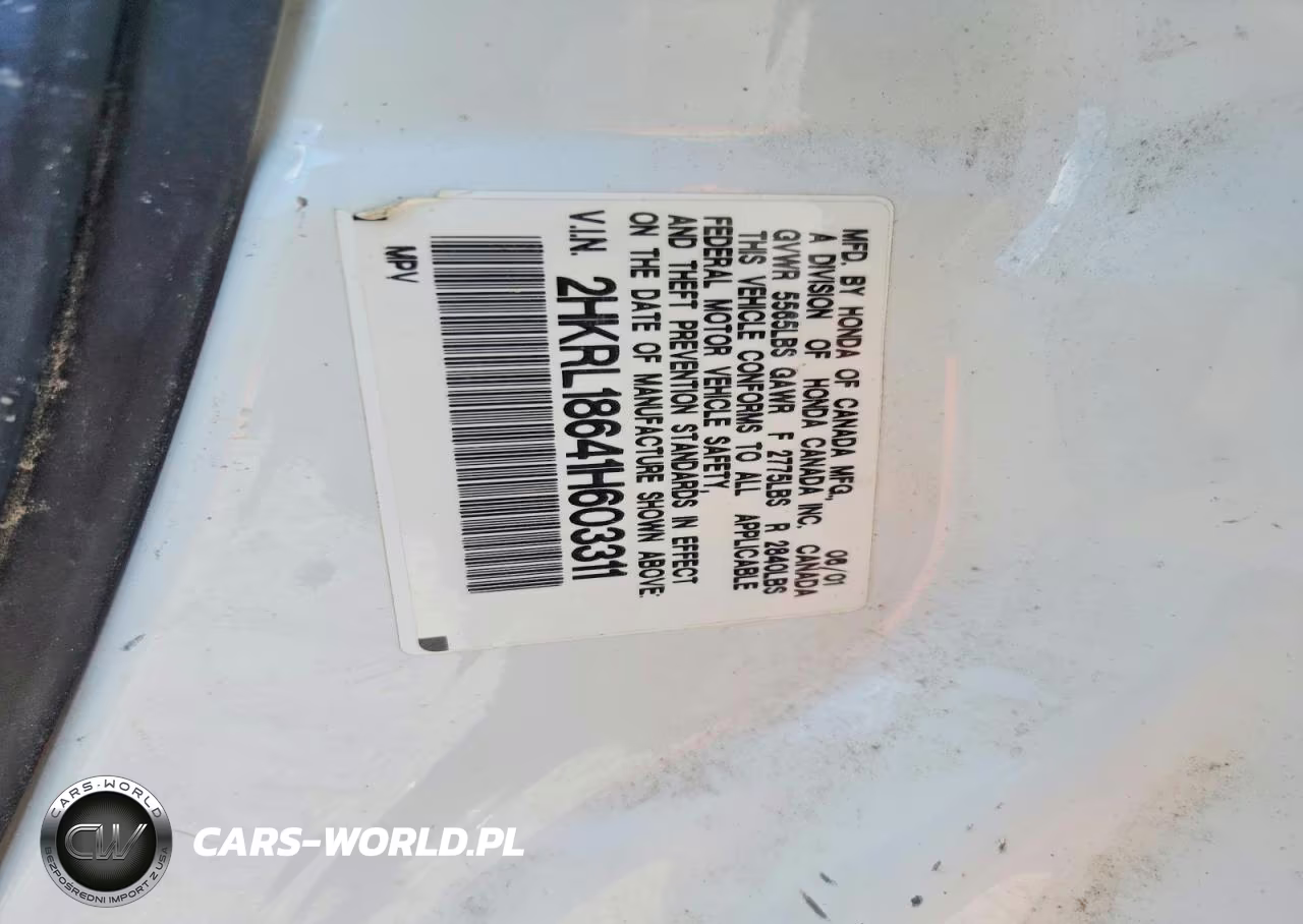 2001 Honda Odyssey Ex VIN:2HKRL18641H603311 - 13