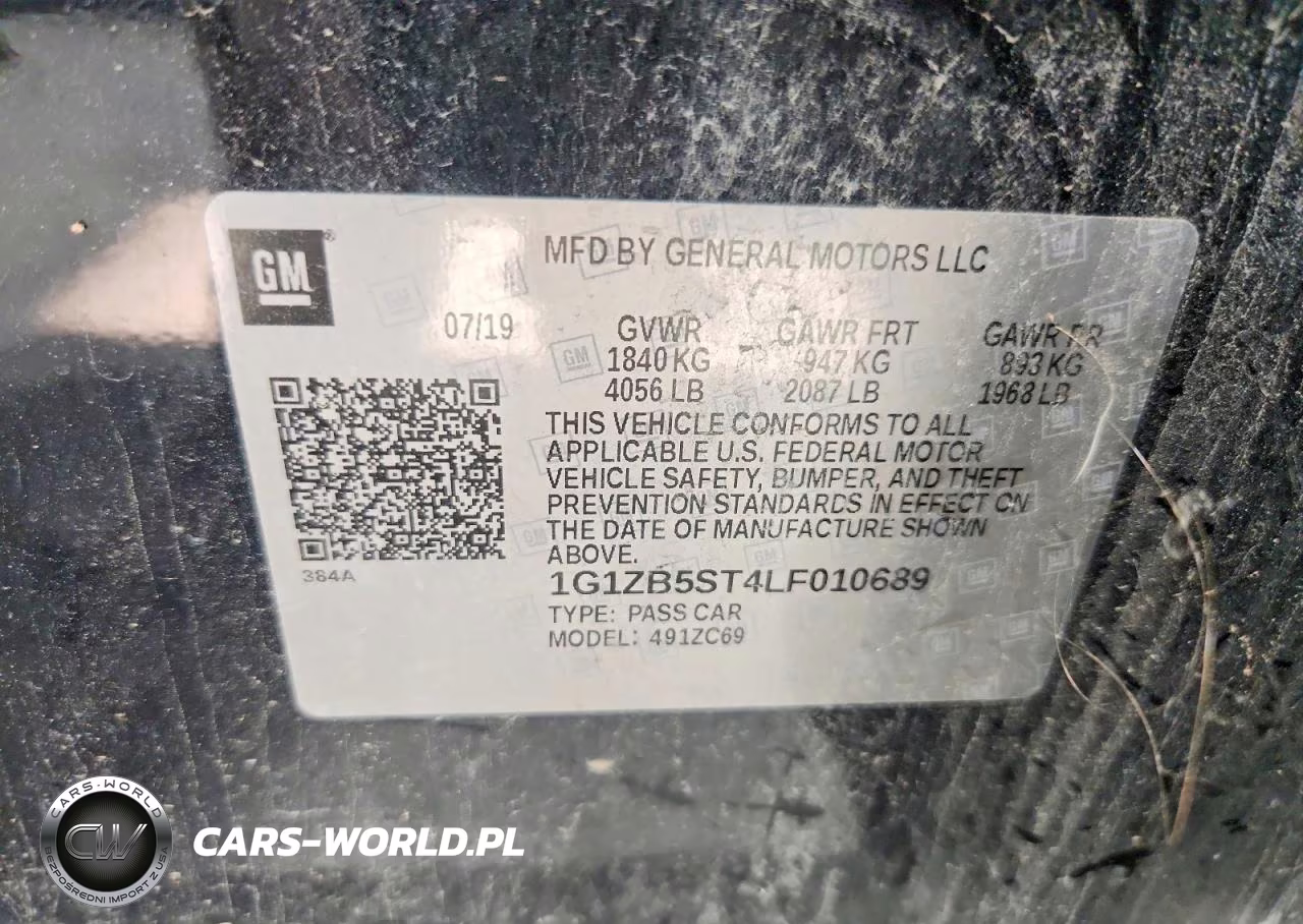2020 Chevrolet Malibu Ls VIN:1G1ZB5ST4LF010689 - 13