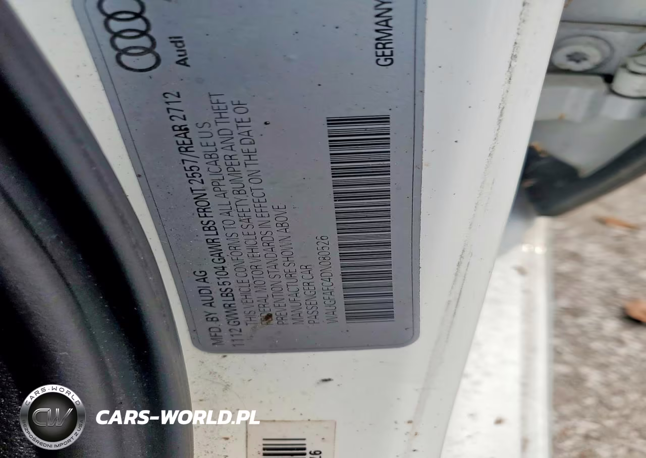 2013 Audi A6 Premium Plus VIN:WAUGFAFC4DN080526 - 12