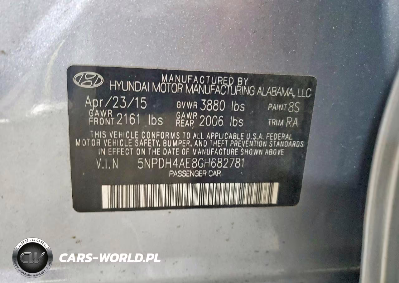 2016 Hyundai Elantra Se VIN:5NPDH4AE8GH682781 - 13