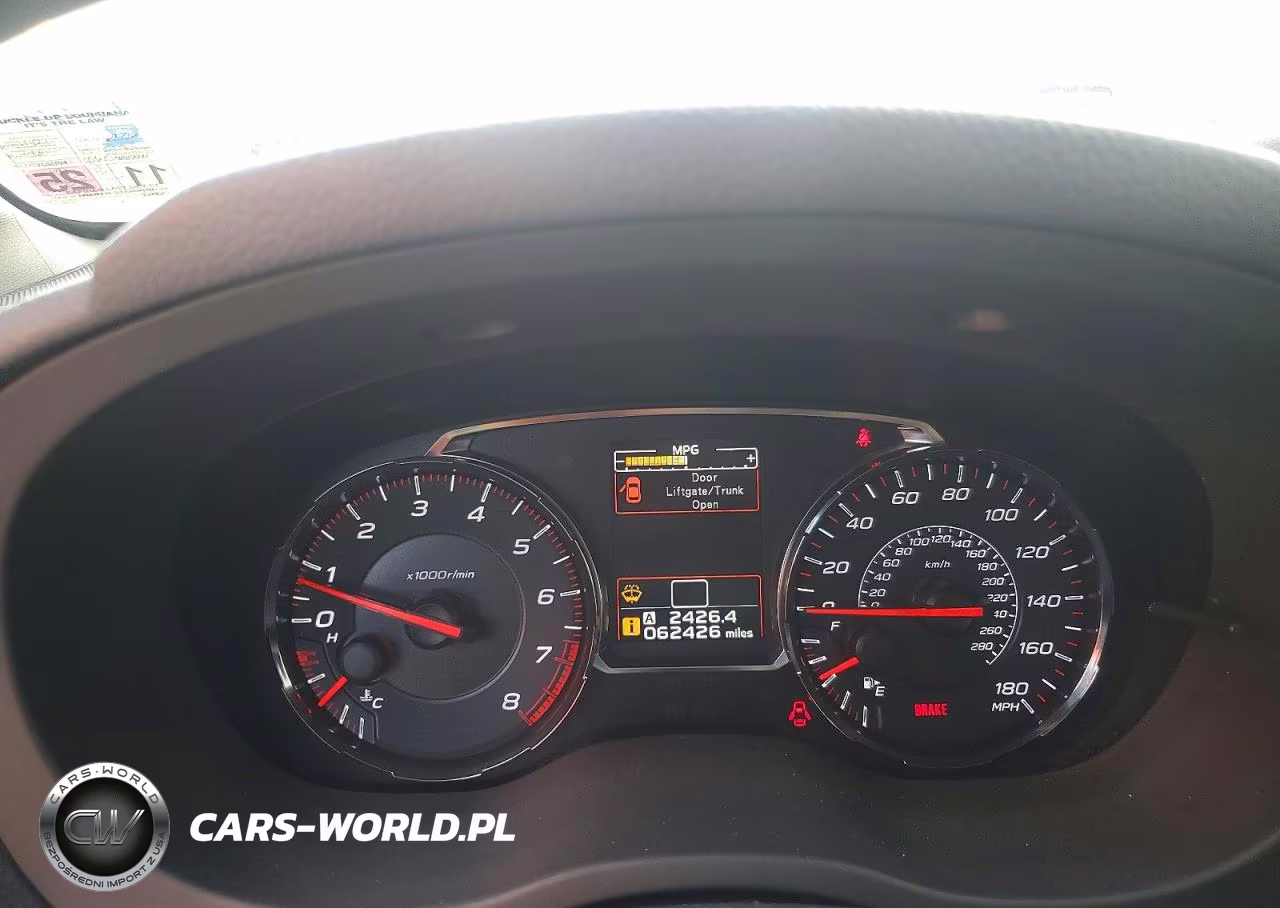 2018 Subaru Wrx Limited VIN:JF1VA1F68J9829938 - 9