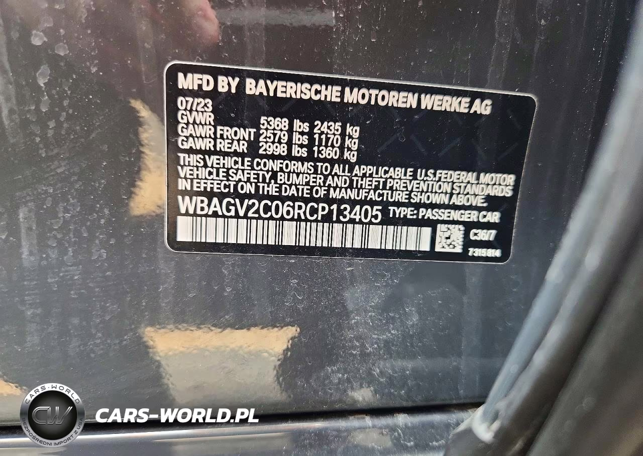 2024 BMW 840I VIN:WBAGV2C06RCP13405 - 12
