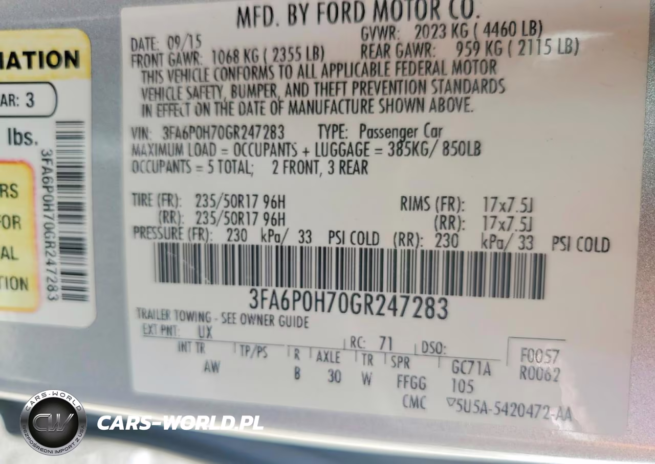 2016 Ford Fusion Se VIN:3FA6P0H70GR247283 - 12