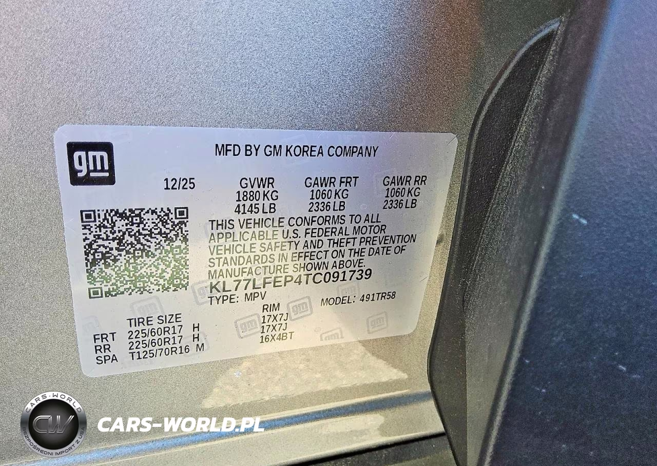 2026 Chevrolet Trax Ls VIN:KL77LFEP4TC091739 - 13