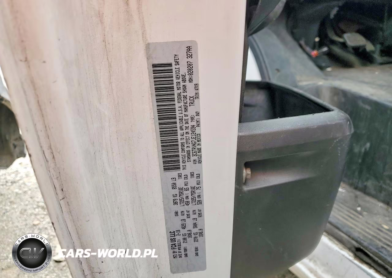 2018 Ram Promaster 1500 Refrigerated Delivery Van VIN:3C6TRVNG7JE124594 - 13