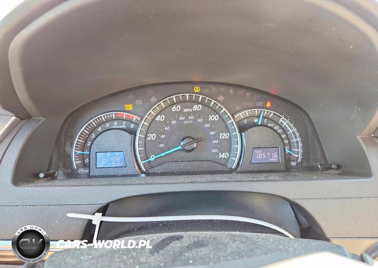 2012 Toyota Camry Xle VIN:4T1BF1FK6CU636453 - 9