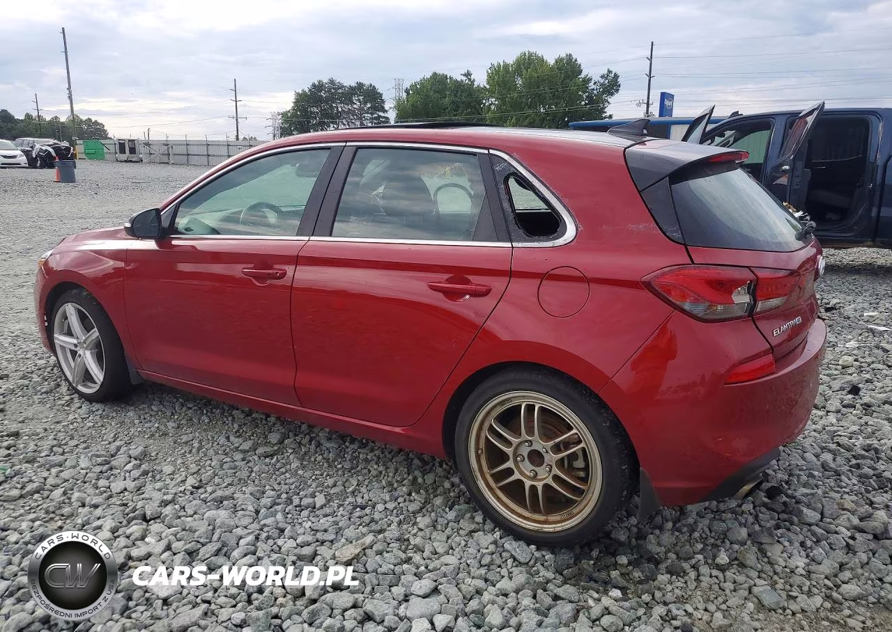 2018 Hyundai Elantra Gt Sport VIN:KMHH55LC7JU081768 - 2